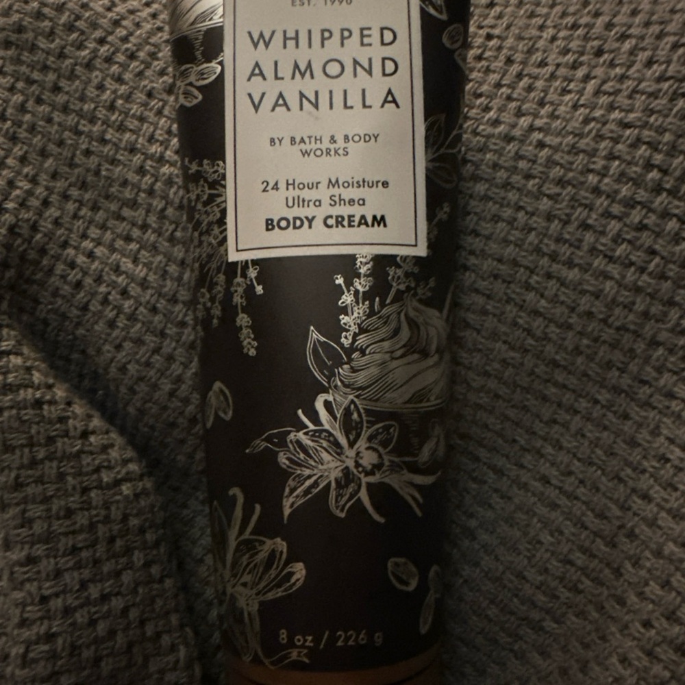 Bath & Body Works Whipped Almond Vanilla Body Cream - Dark Brown